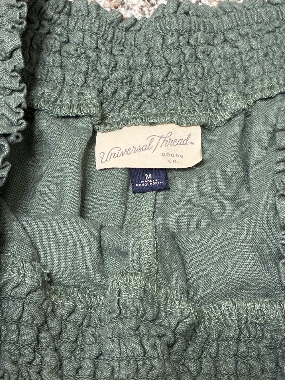 Universal Thread Olive Green Smocked Waist Shorts